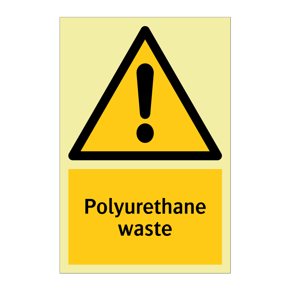 Polyurethane waste