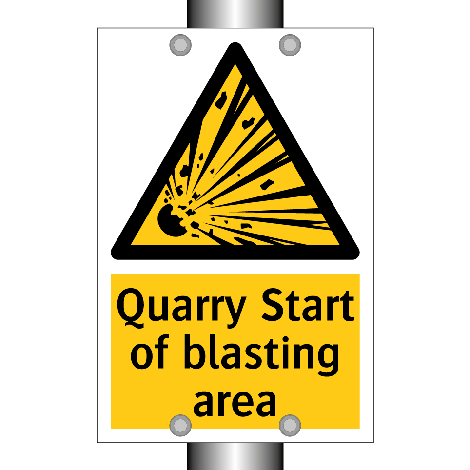 Quarry Start of blasting area