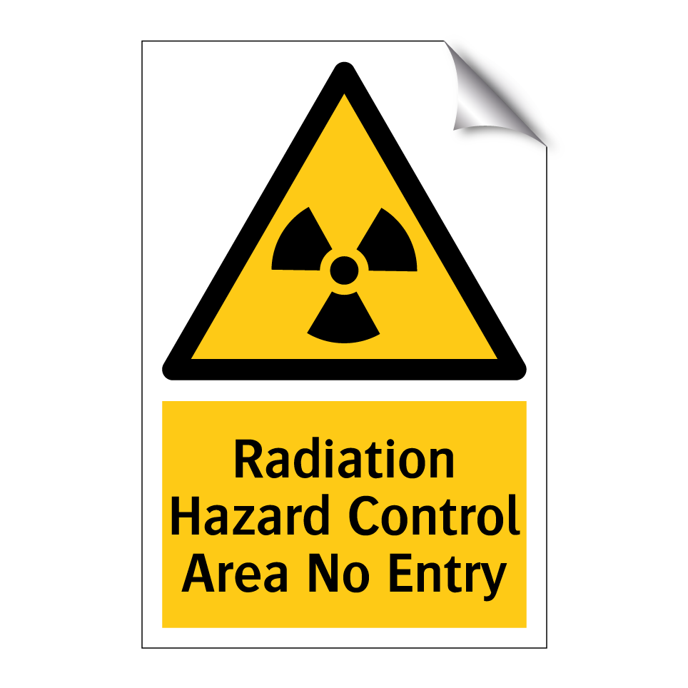 Radiation Hazard Control Area No Entry