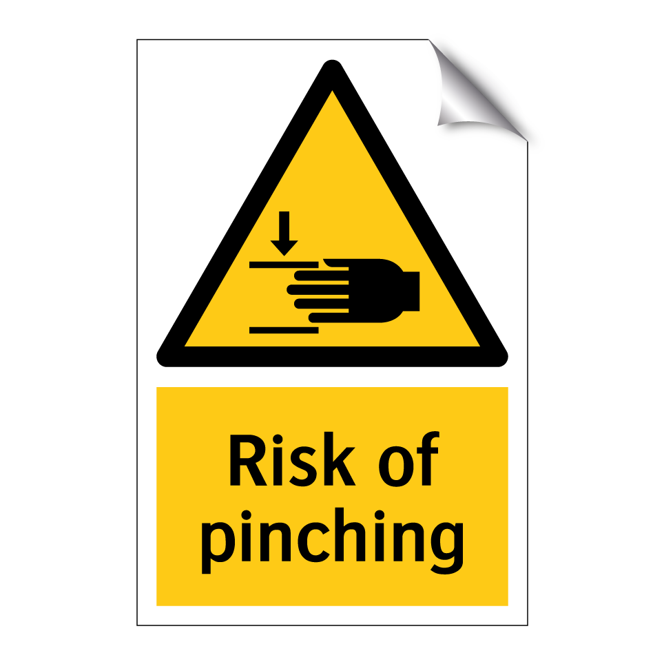 Risk of pinching