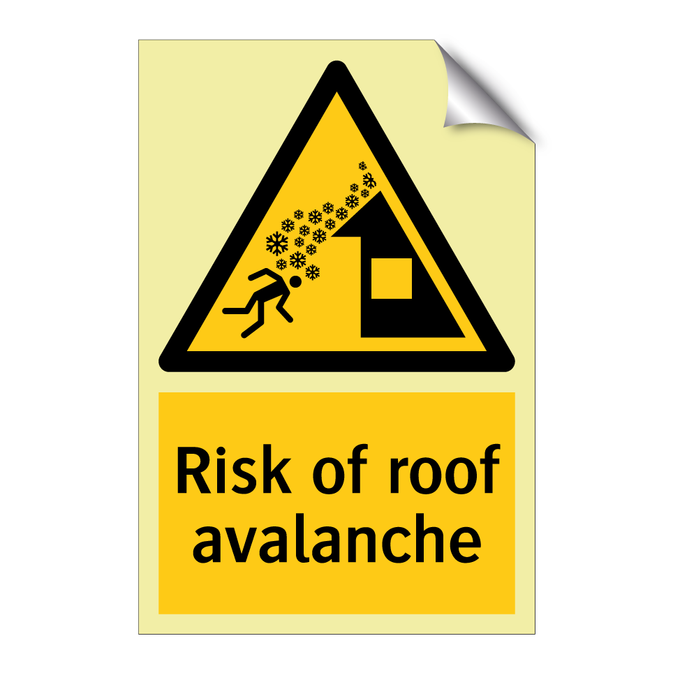 Risk of roof avalanche