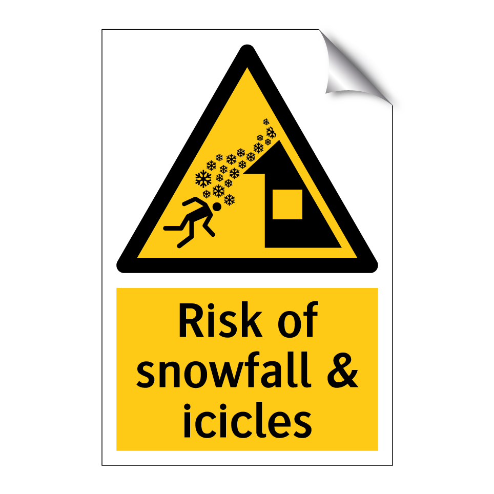 Risk of snowfall & icicles