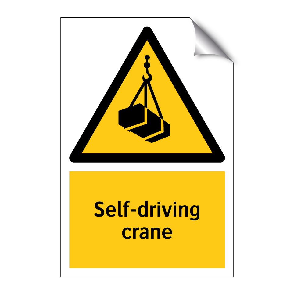 Self-driving crane