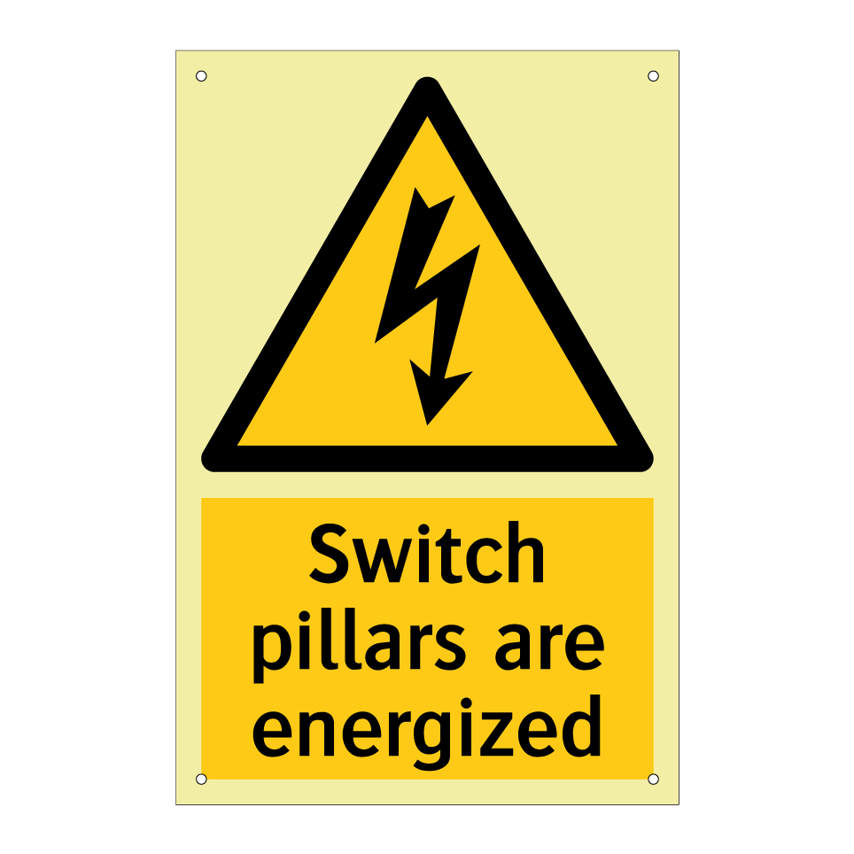 Switch pillars are energized