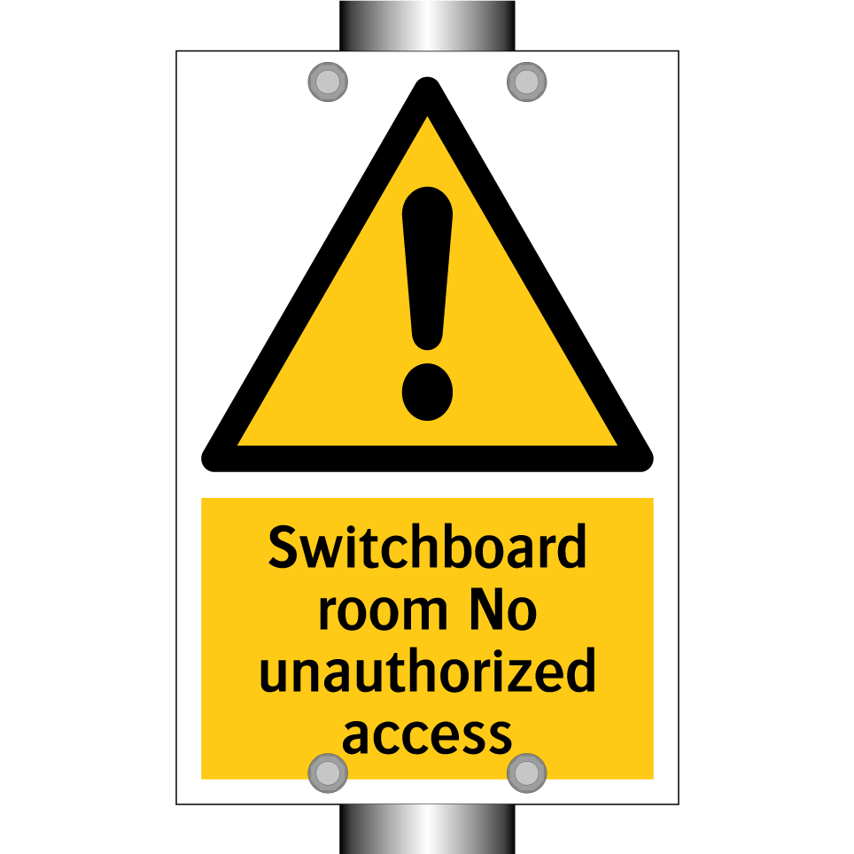 Switchboard room No unauthorized access