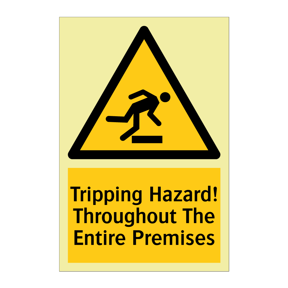 Tripping Hazard! Throughout The Entire Premises