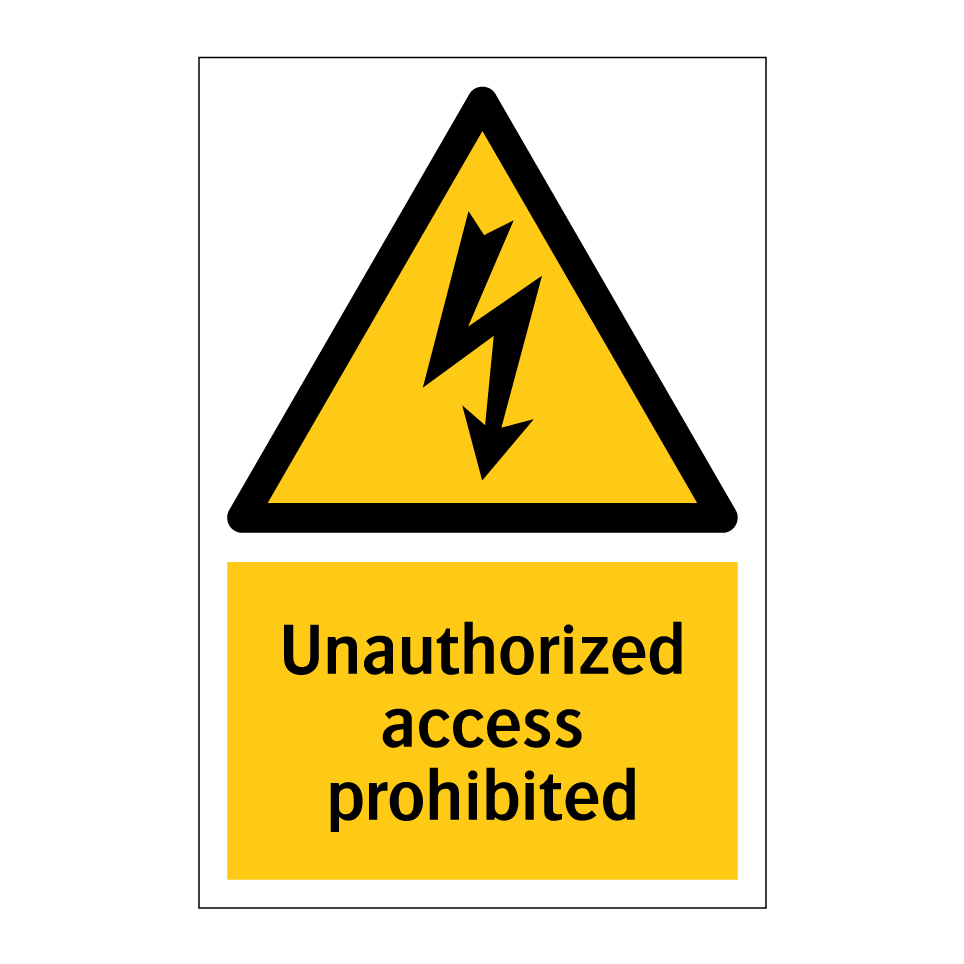 Unauthorized access prohibited