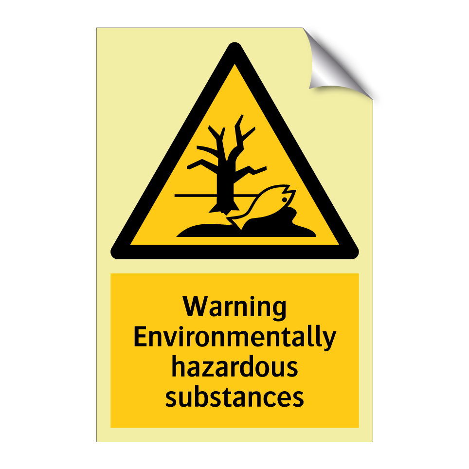 Warning Environmentally hazardous substances