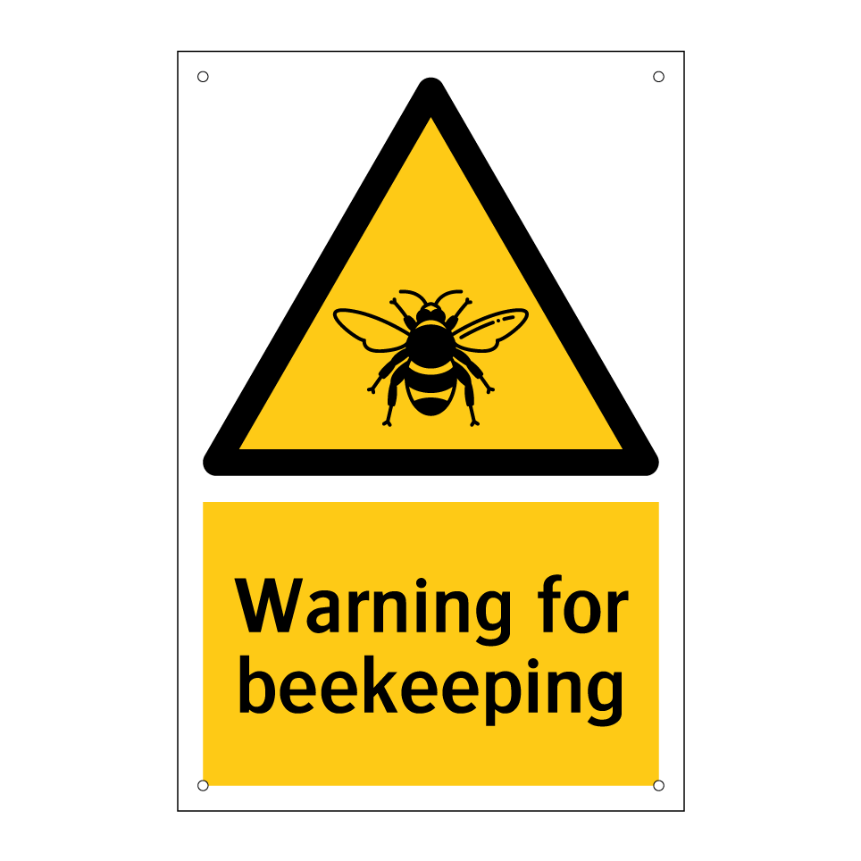 Warning for beekeeping