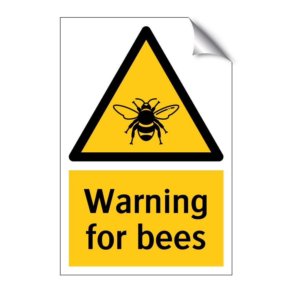 Warning for bees
