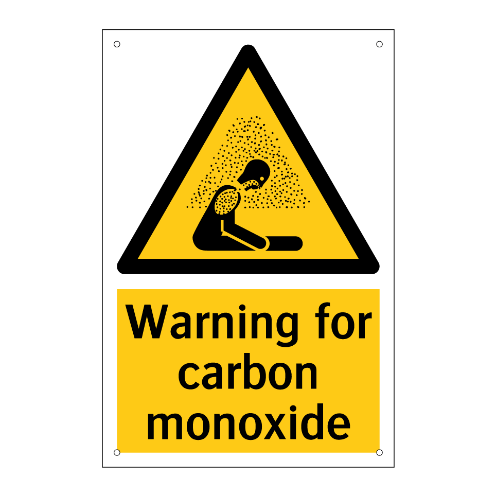 Warning for carbon monoxide