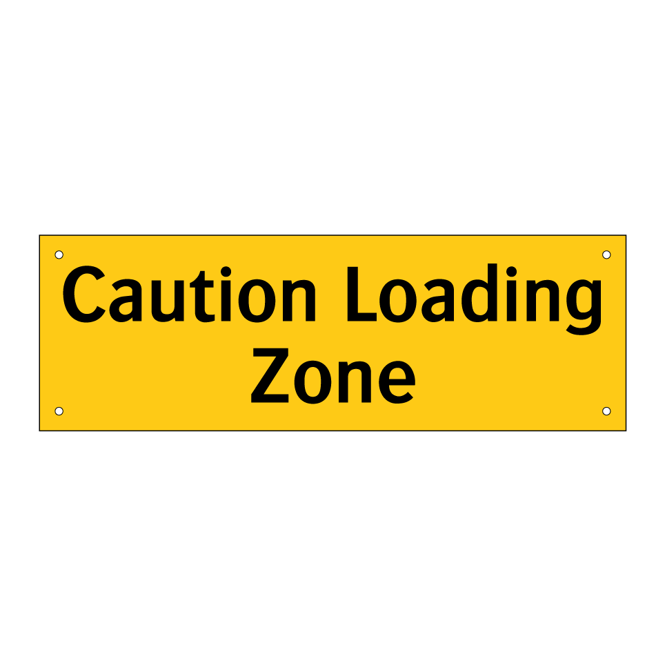 Caution Loading Zone