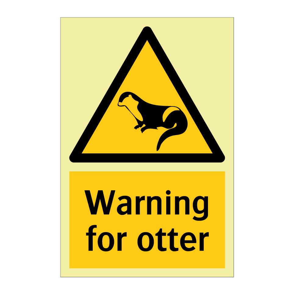 Warning for otter