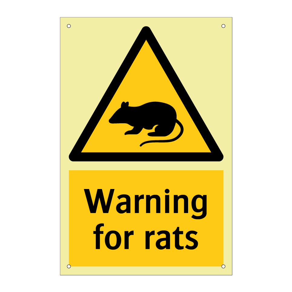 Warning for rats