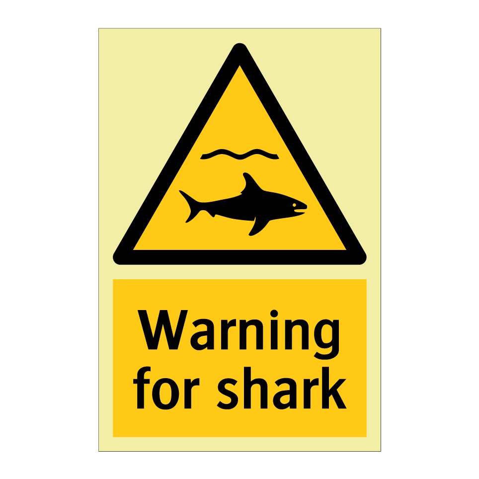 Warning for shark