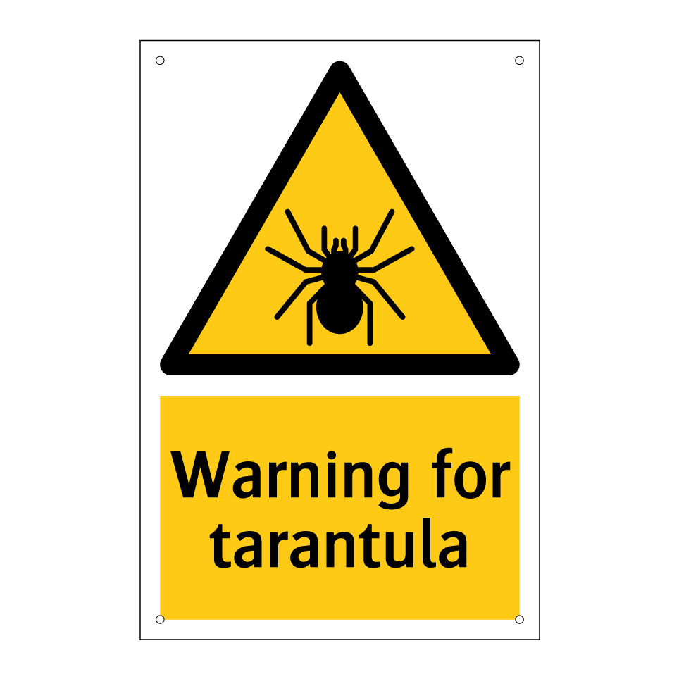 Warning for tarantula