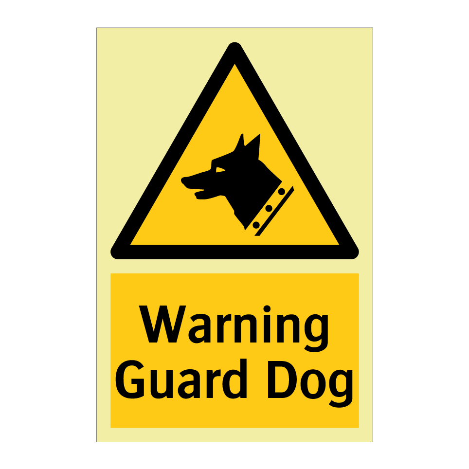 Warning Guard Dog