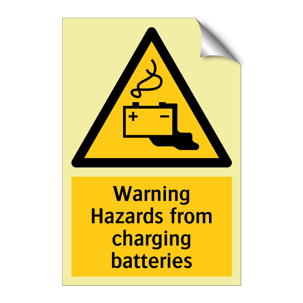 Warning Hazards from charging batteries