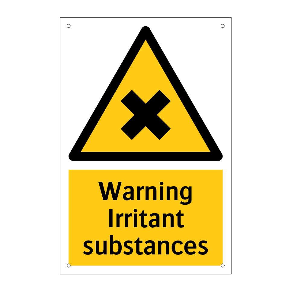 Warning Irritant substances