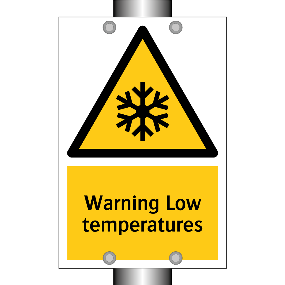 Warning Low temperatures