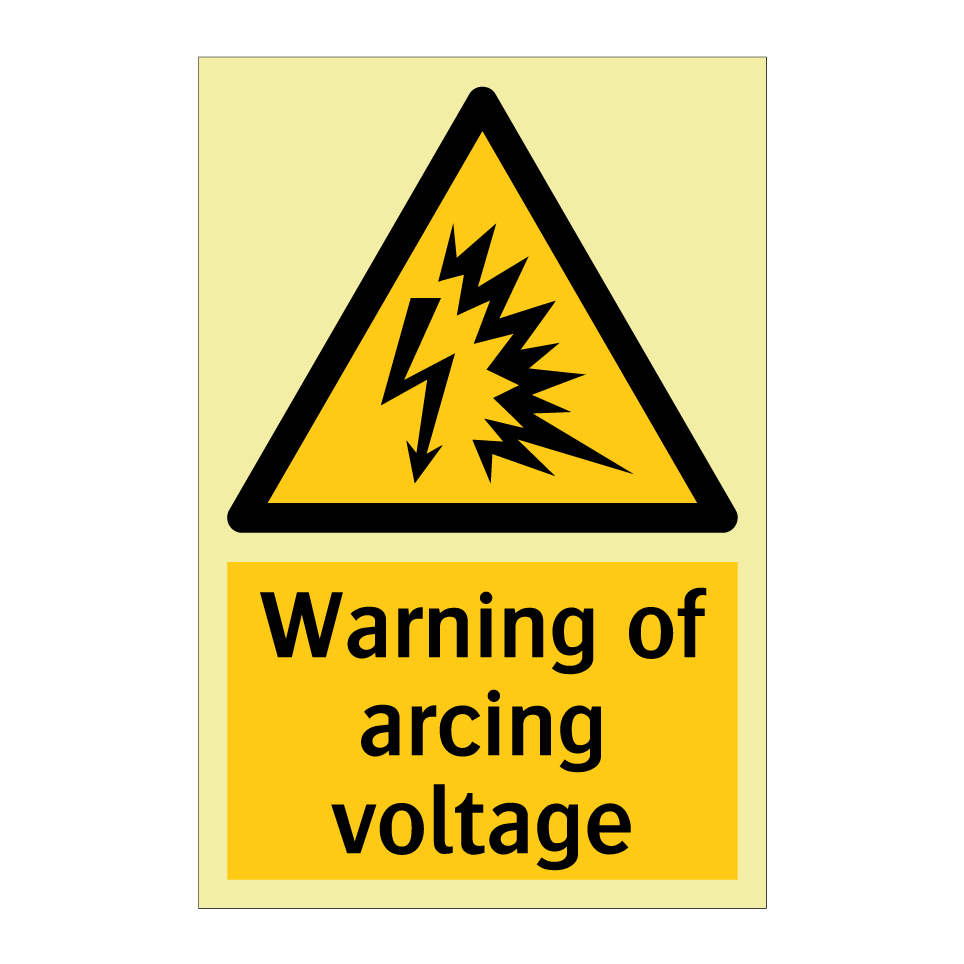 Warning of arcing voltage