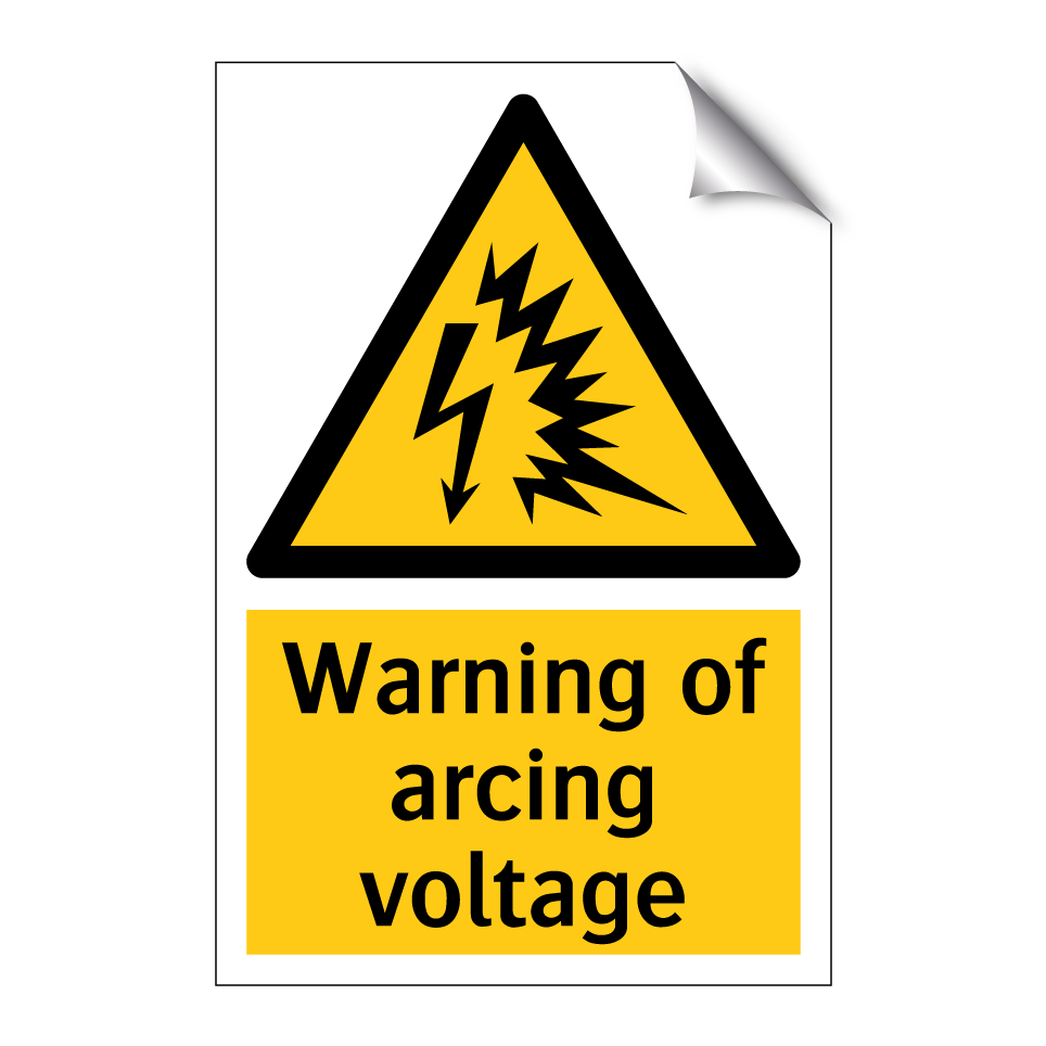 Warning of arcing voltage