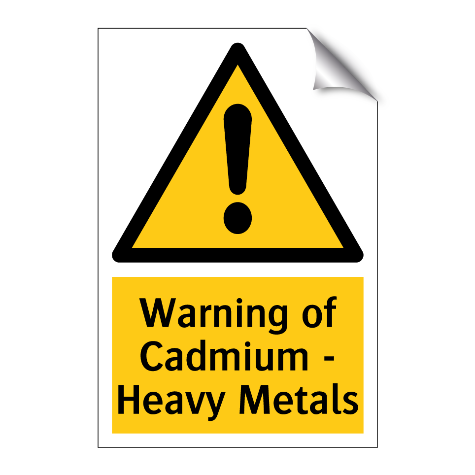 Warning of Cadmium - Heavy Metals