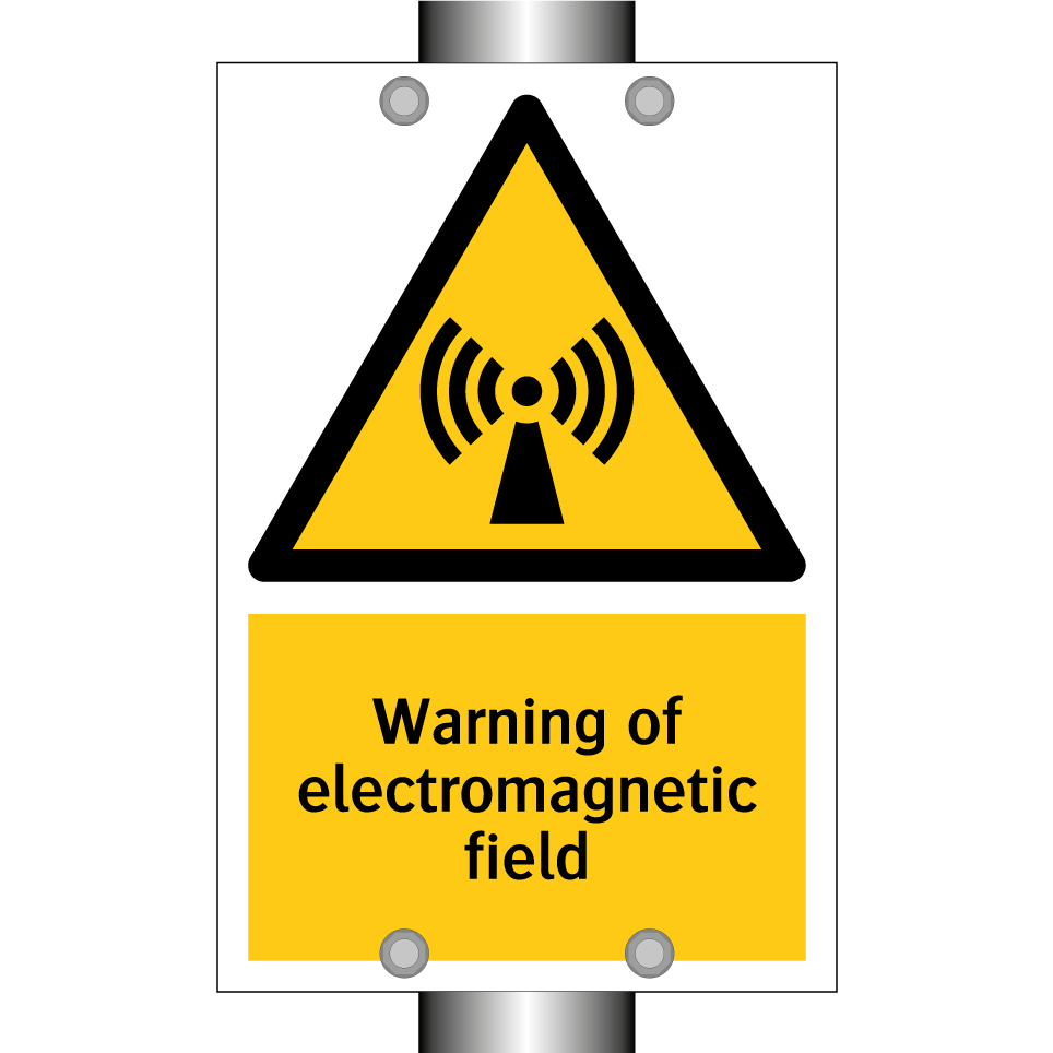 Warning of electromagnetic field