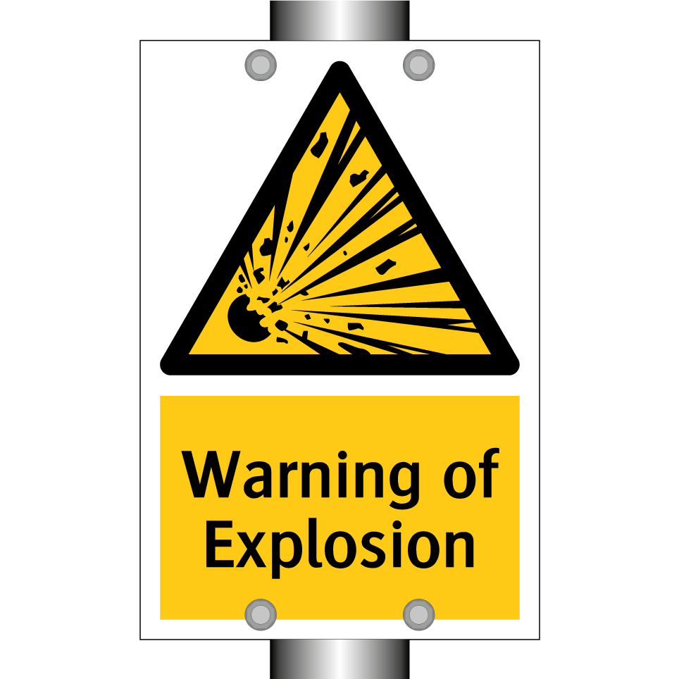 Warning of Explosion