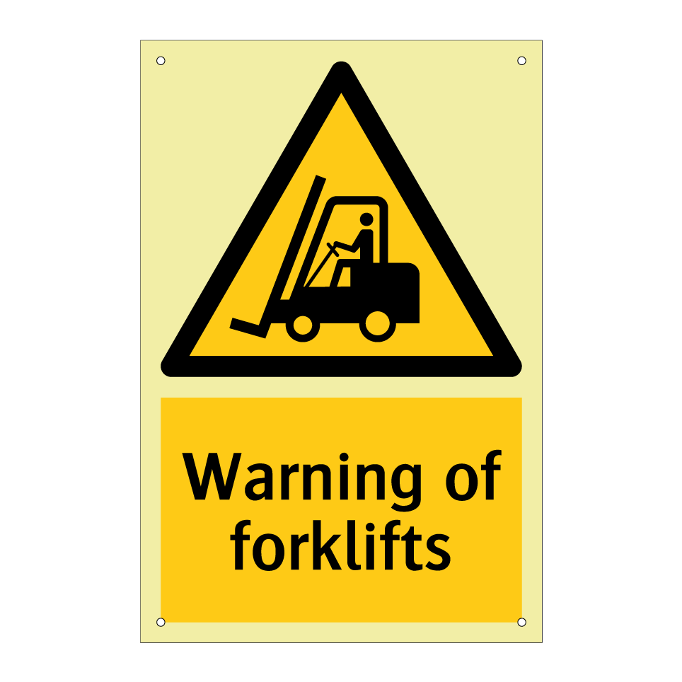 Warning of forklifts