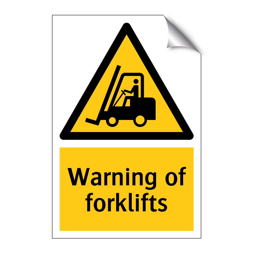 Warning of forklifts