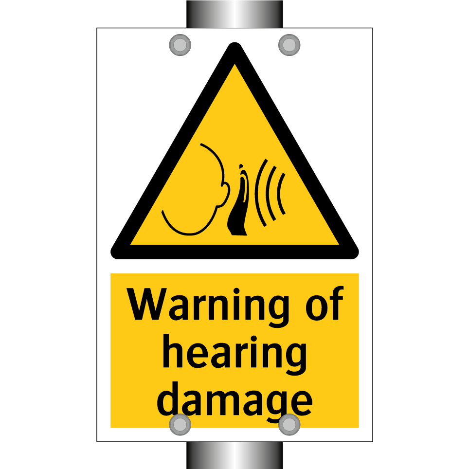 Warning of hearing damage