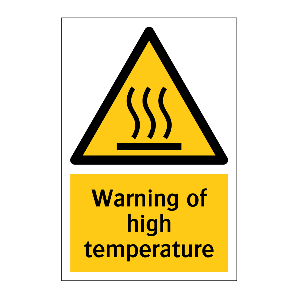 Warning of high temperature