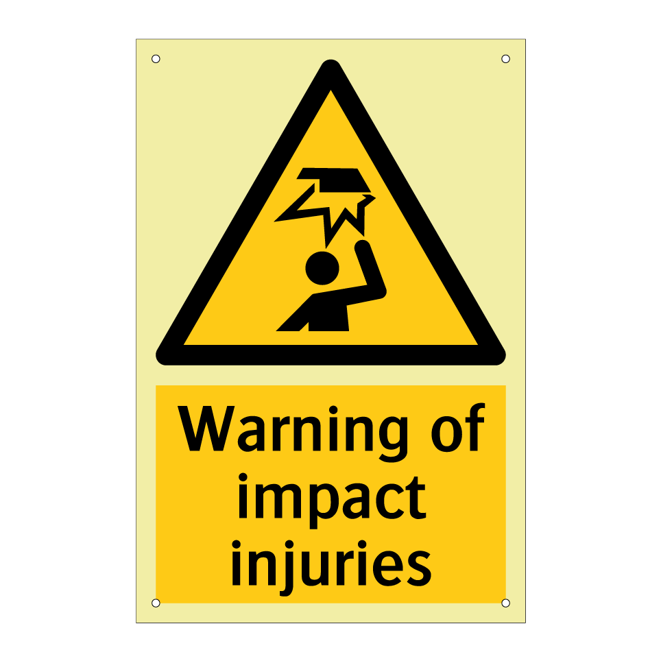 Warning of impact injuries