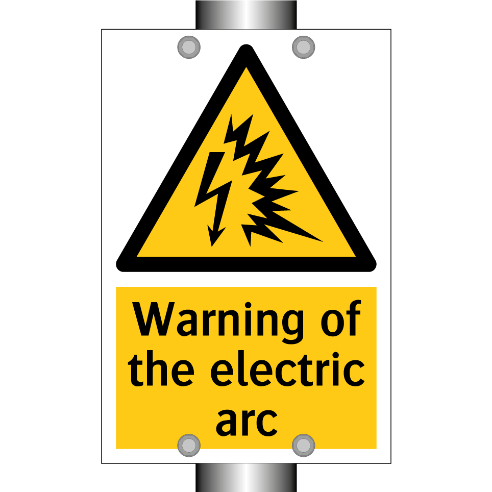 Warning of the electric arc
