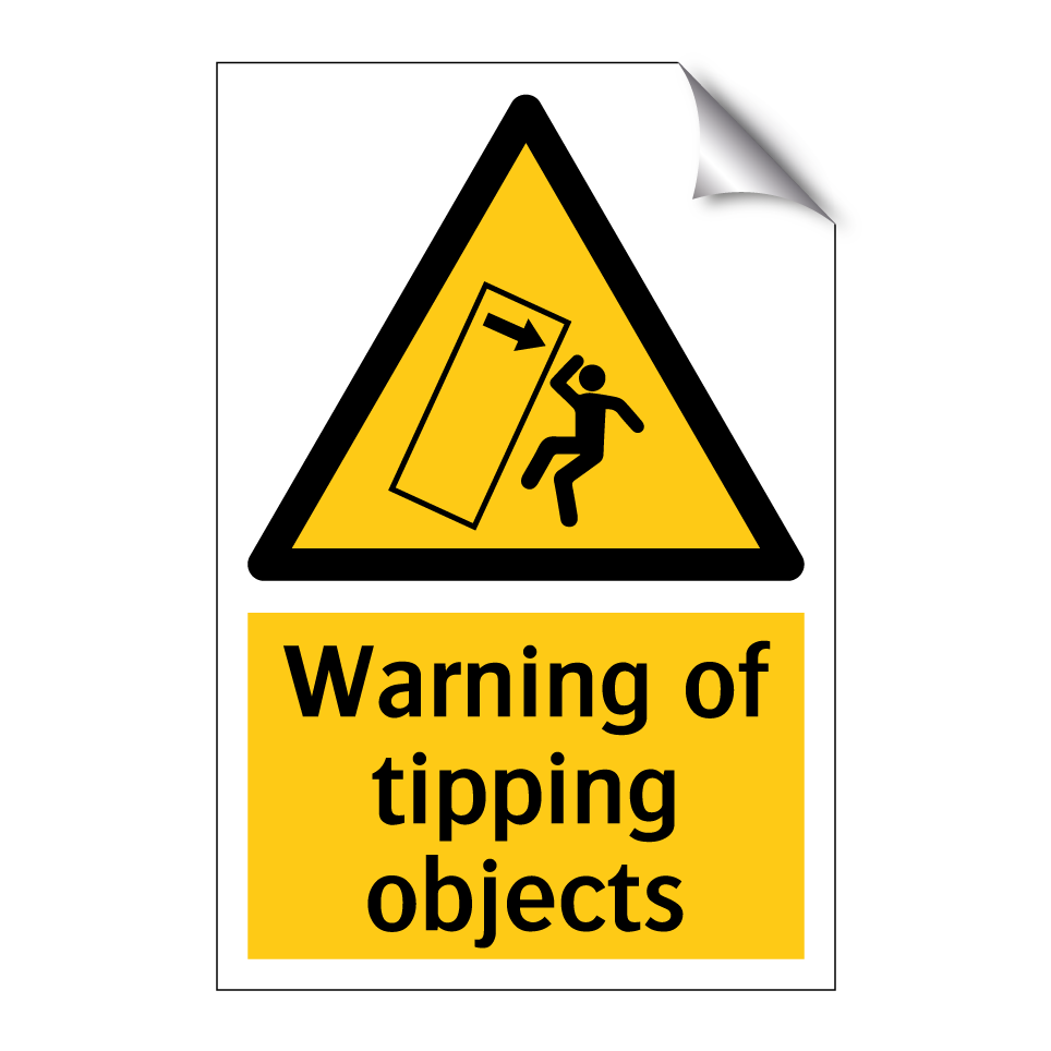 Warning of tipping objects