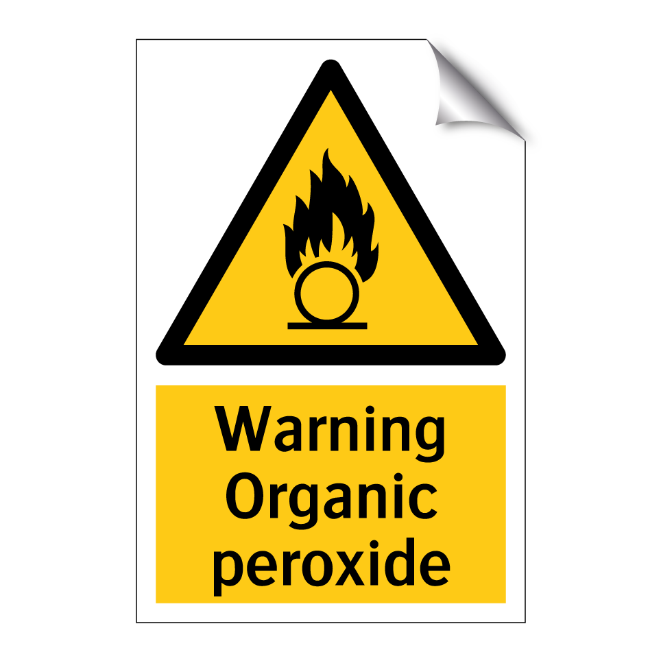 Warning Organic peroxide