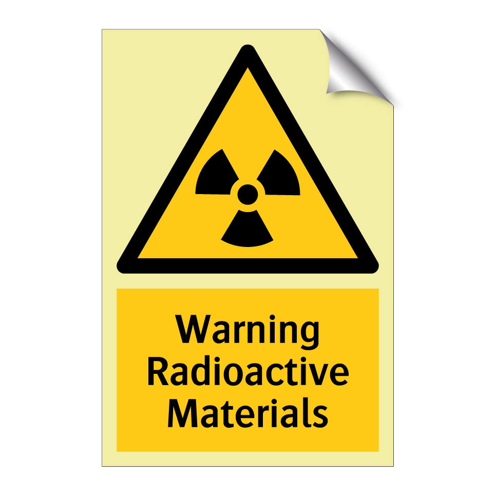 Warning Radioactive Materials
