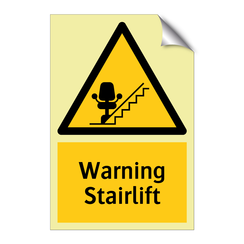 Warning Stairlift