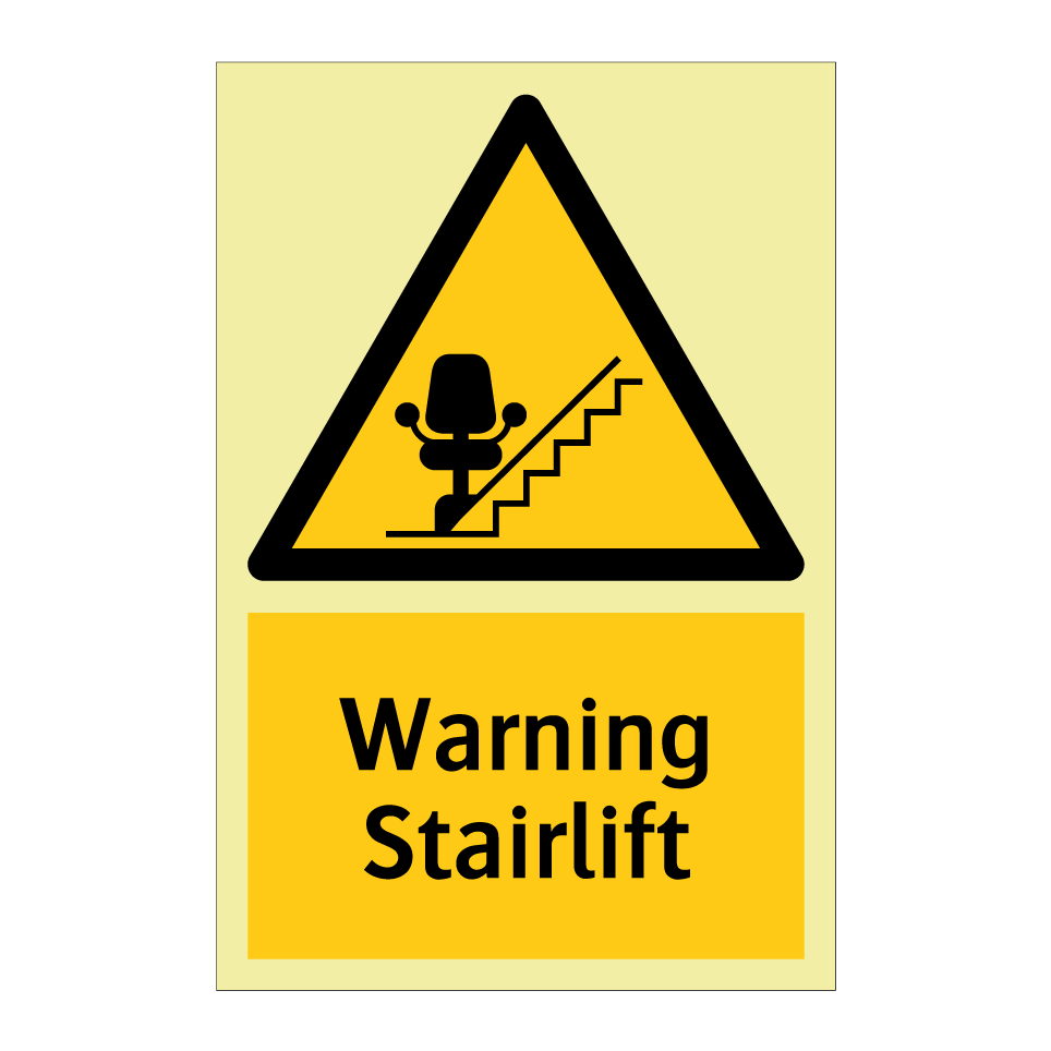 Warning Stairlift