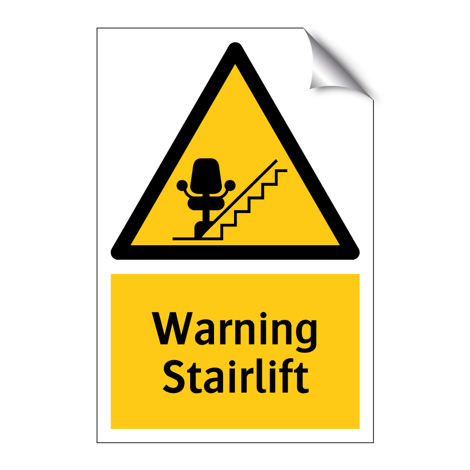 Warning Stairlift