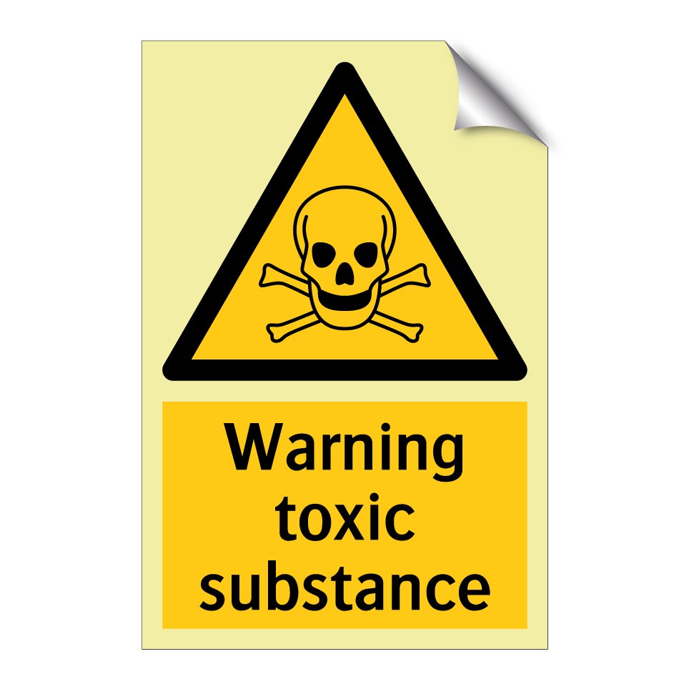 Warning toxic substance