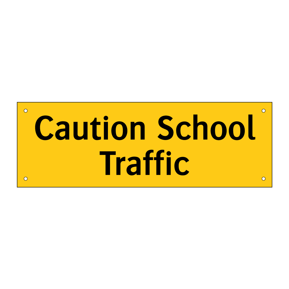 Caution School Traffic