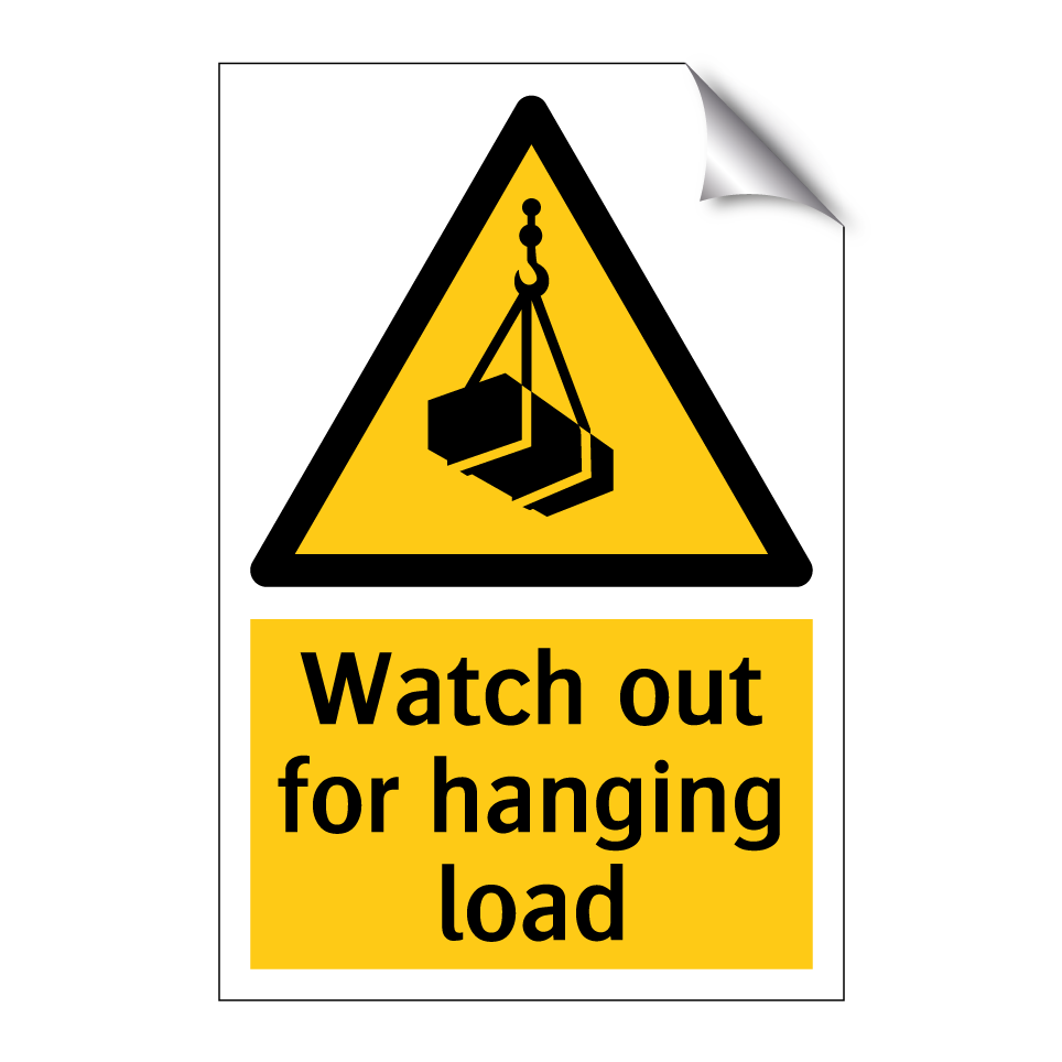 Watch out for hanging load