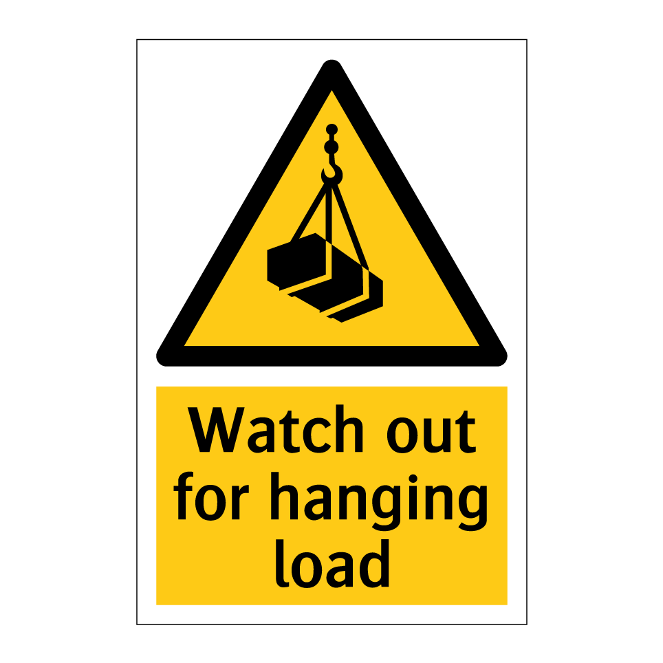 Watch out for hanging load