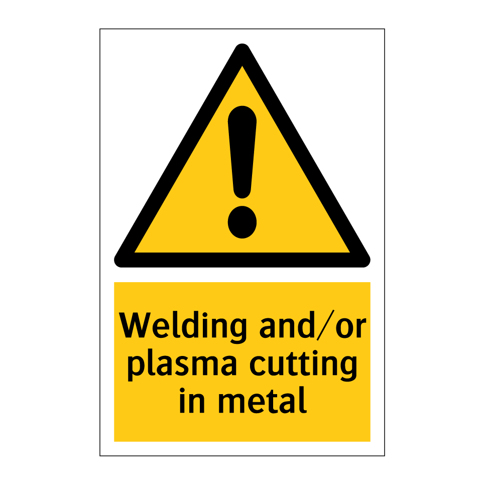 Welding and/or plasma cutting in metal