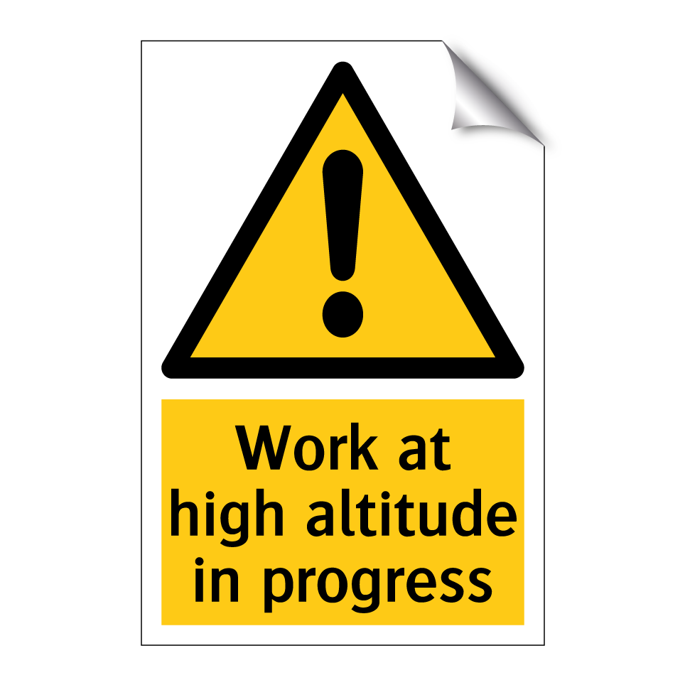 Work at high altitude in progress