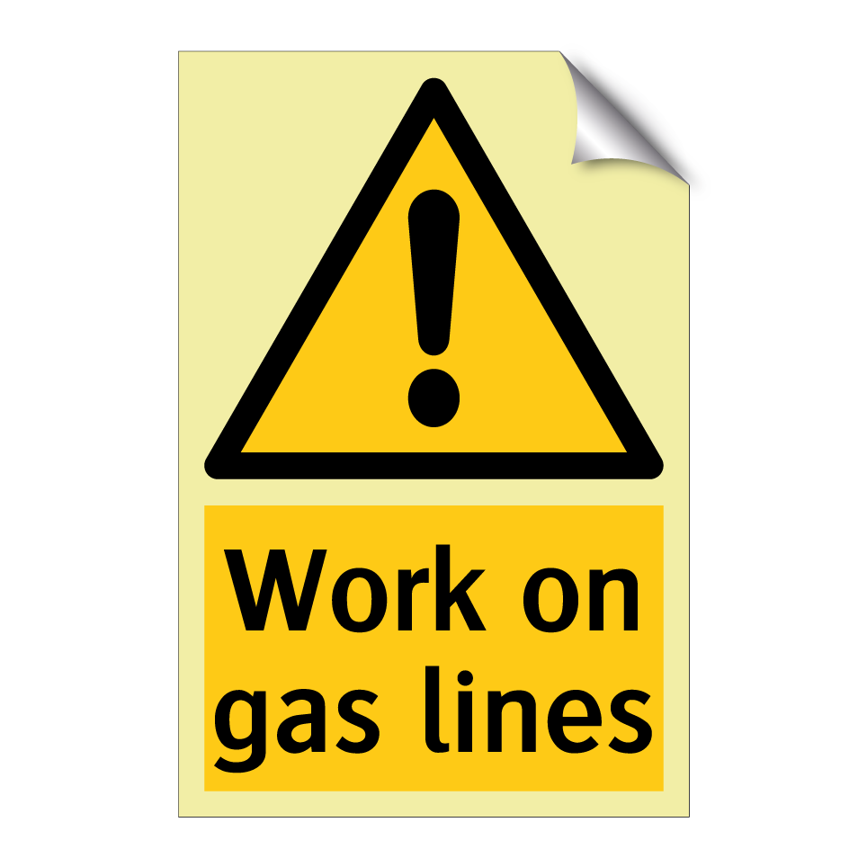 Work on gas lines