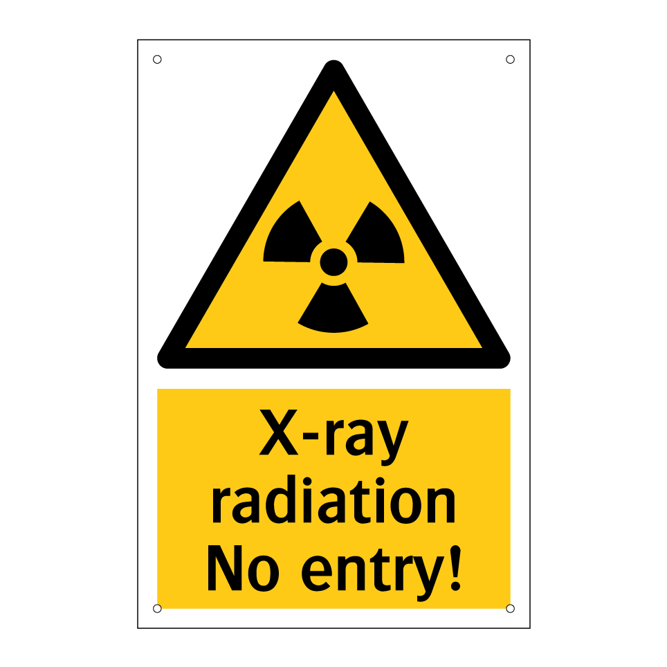X-ray radiation No entry!