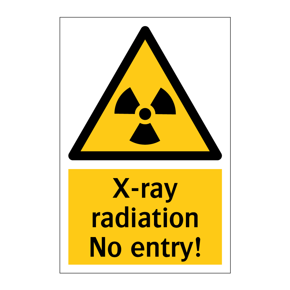 X-ray radiation No entry!